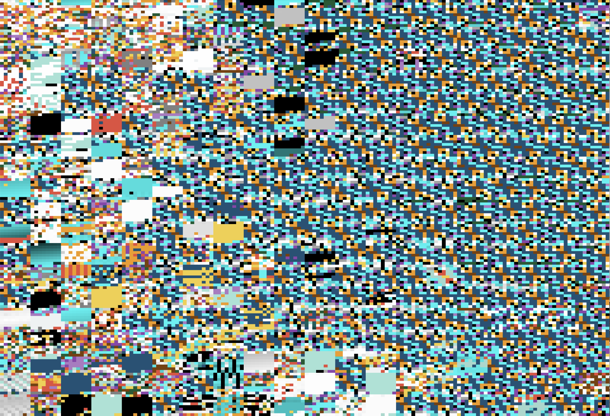 life overtakes the grid from the right